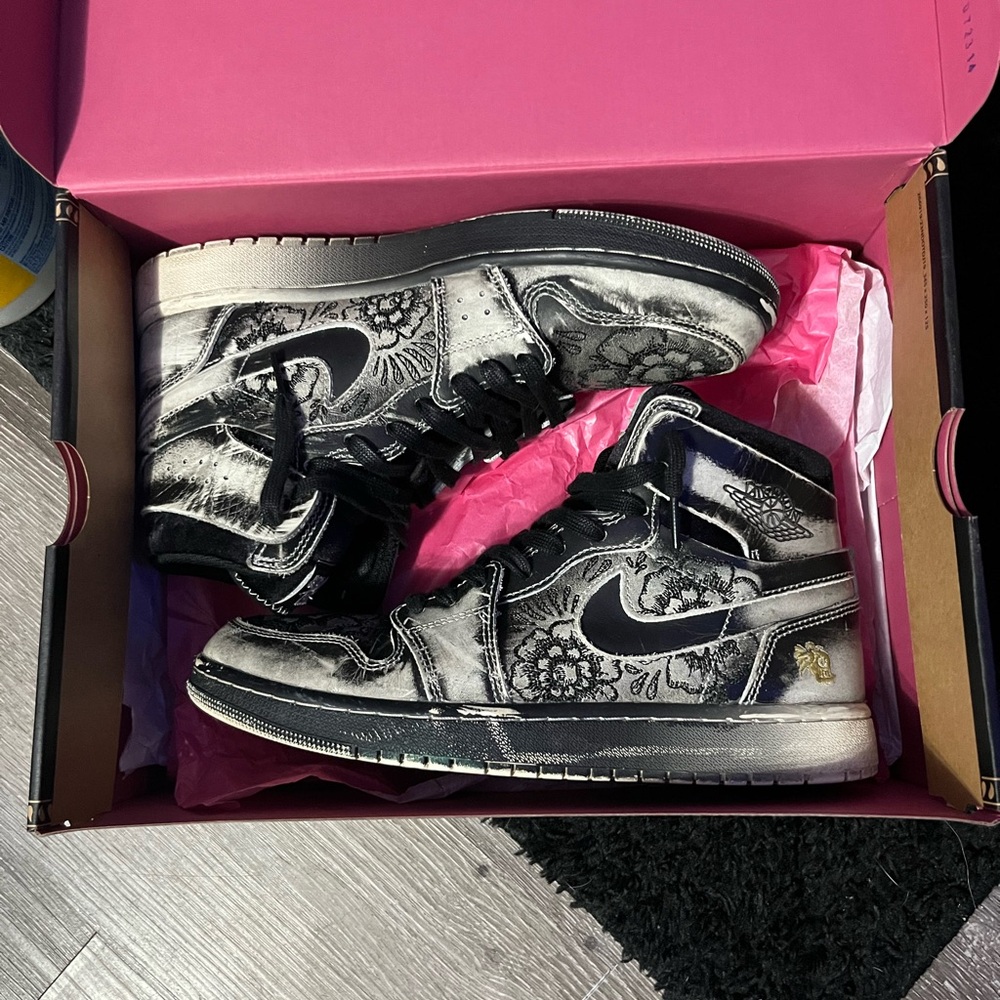 Jordan 1 high zoom Día De Muertos